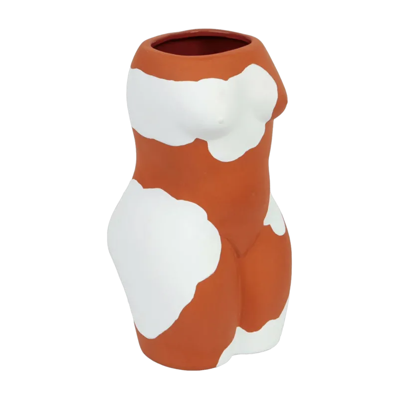 Vase orange S Body Vitiligo - DOIY - The Cool Republic