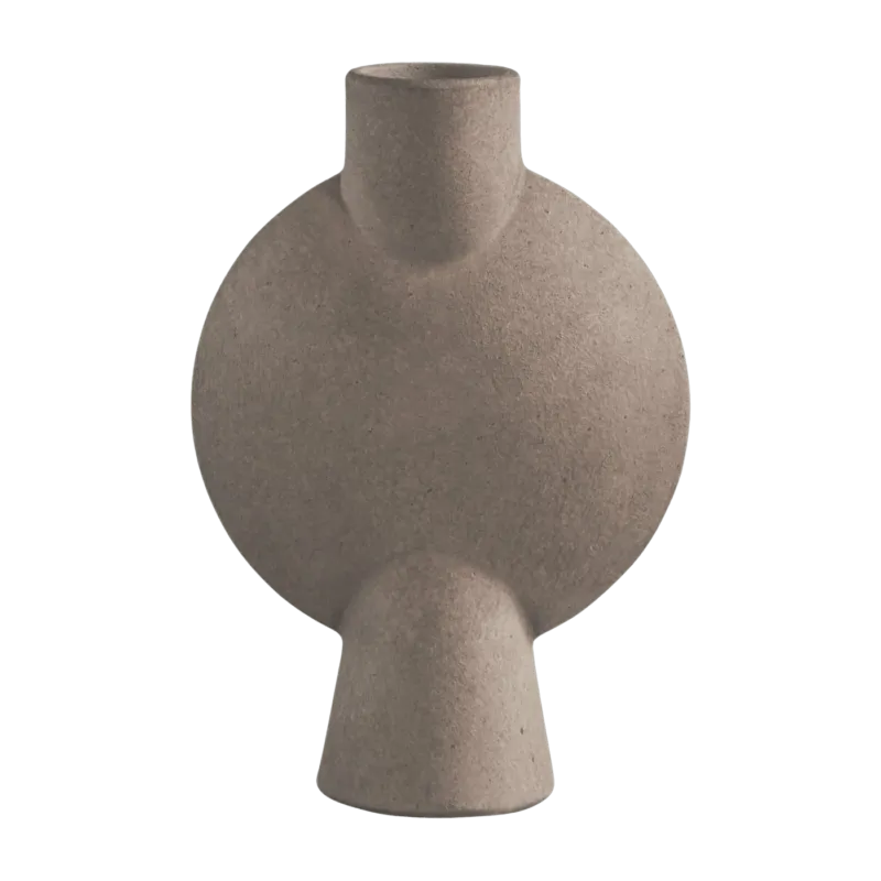 Vase sphérique taupe 19 cm Bulb - 101 Copenhagen - The Cool Republic