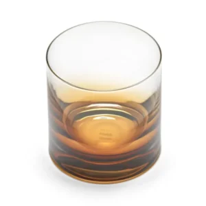 Verre à whisky en verre transparent ambre 20cl 8x8,5cm Zuma - Serax - The Cool Republic