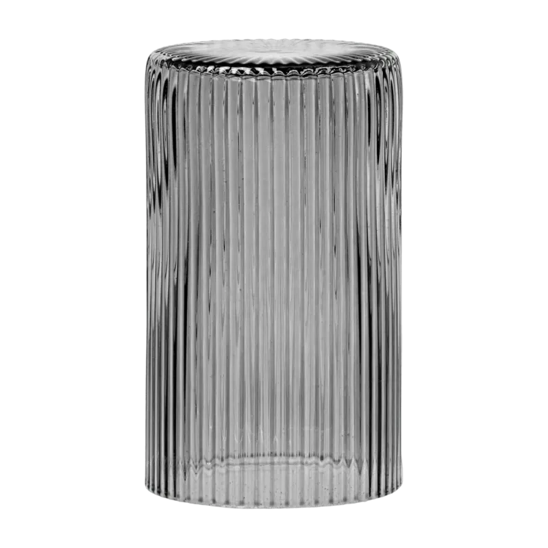 Verre gris fumé 9 cm Ripple - Ferm Living - The Cool Republic