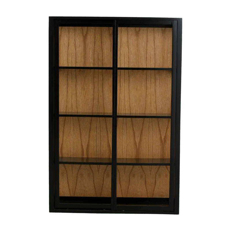 Vitrine murale en bois et verre BEI - Nordal - The Cool Republic
